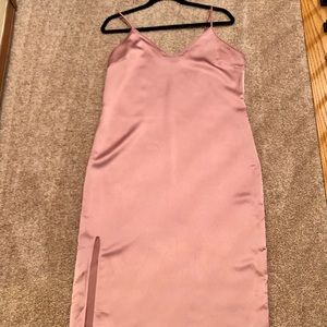 Trouve tan burlwood slipdress